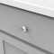 Heritage Designs Traditional Glass Knob 114 Inch Diameter Glass  Chrome Finish, 10PK R079496CHX10B - alternate 3